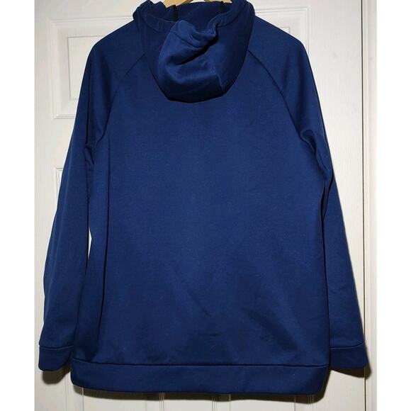 Men's Nike Hoodie Blue Pullover Swoosh Therma Dri Fit Sweatshirt Hoodie - Large - Picture 5 of 5